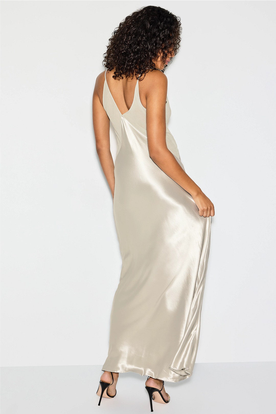 Satin Slip Gown by Alberta Ferretti 2