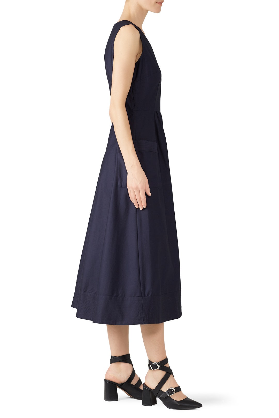 Sleeveless Trapunto Hem Dress by Co 1