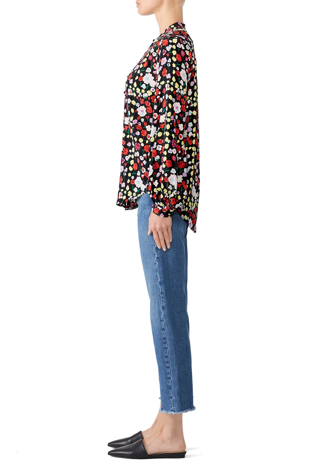 Floral Conelia Top by Equipment 2