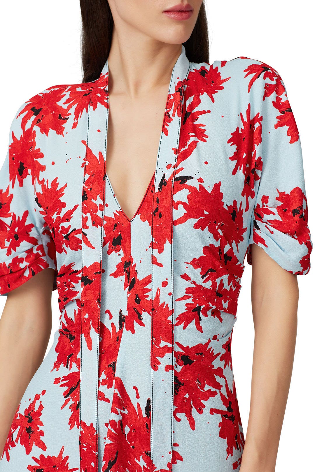 Floral Neck Tie Dress by Proenza Schouler 2