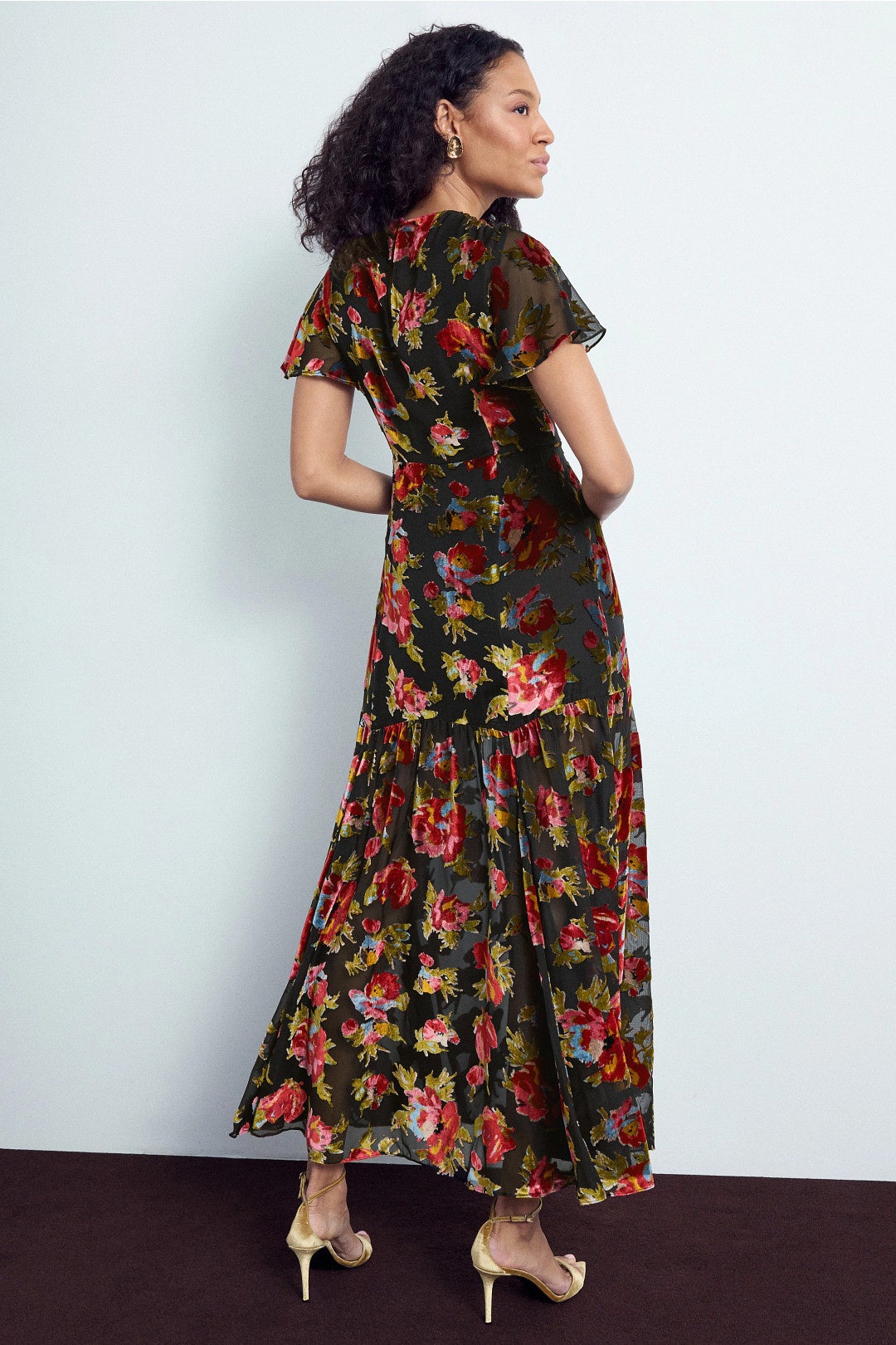 Velvet Floral Gown by Rixo x RTR 2