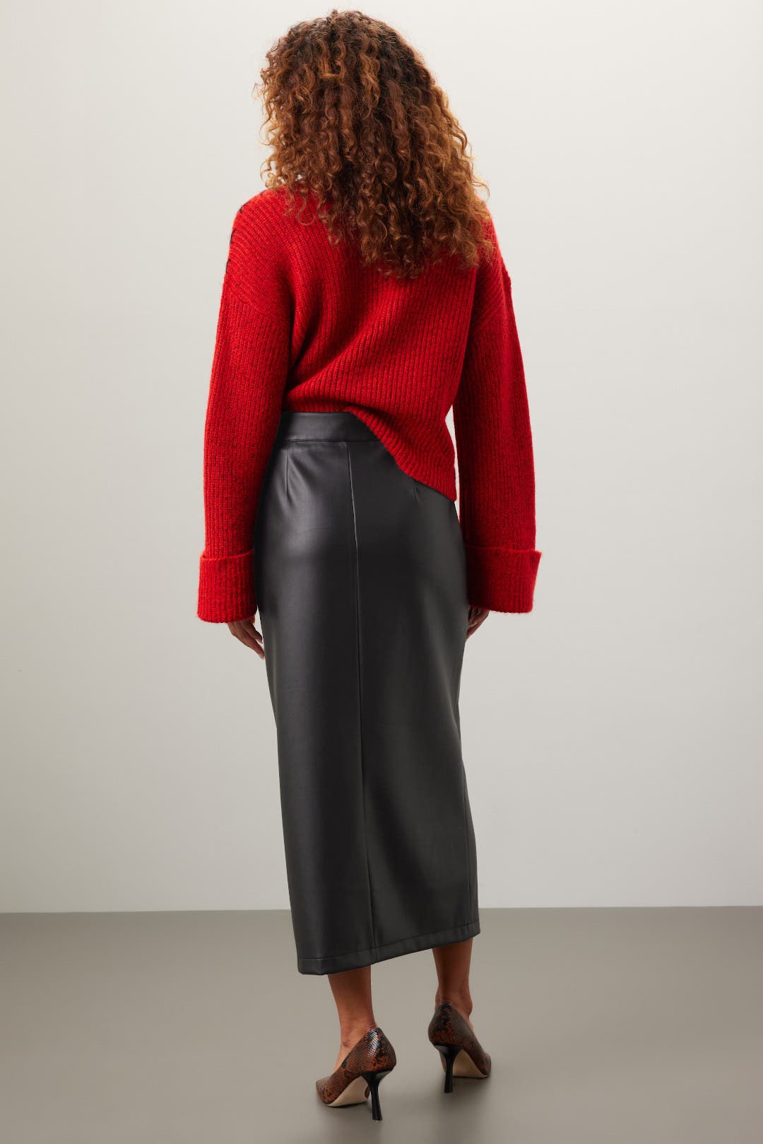 Faux Leather Maxi Skirt by ASHLEY PARK x RTR | Rent the Runway