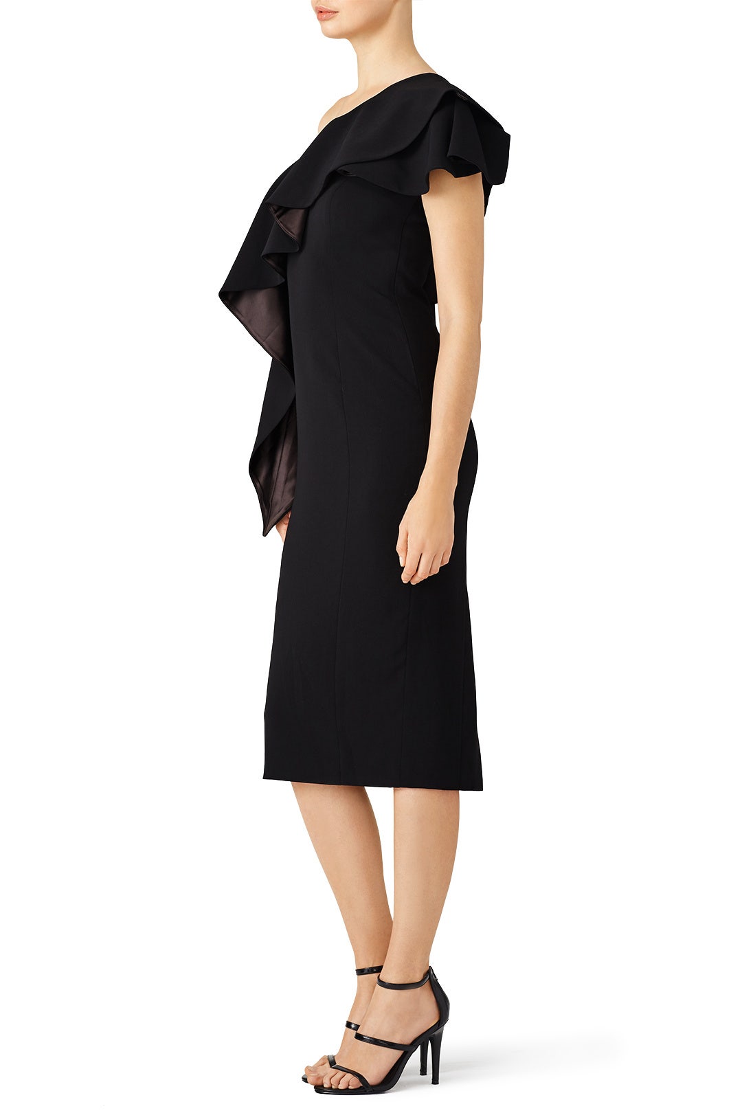 Black Fresno Ruffle Dress by Jay Godfrey 2