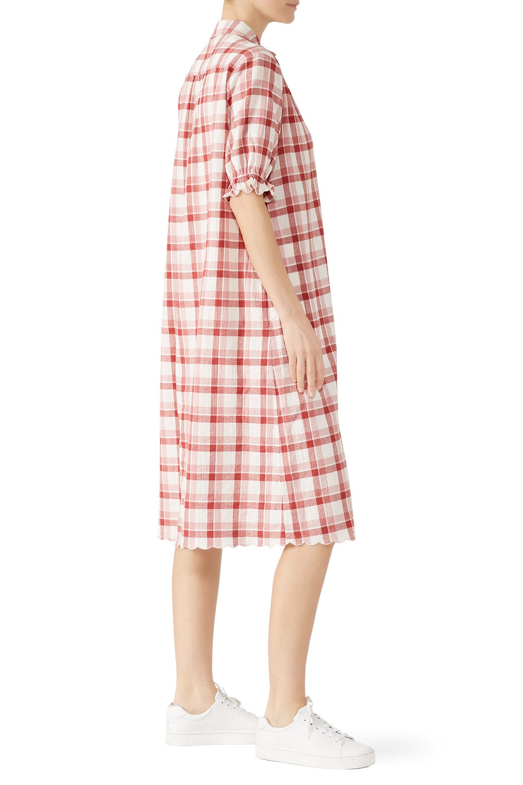 The Scallop Kerchief Dress by The Great. 2