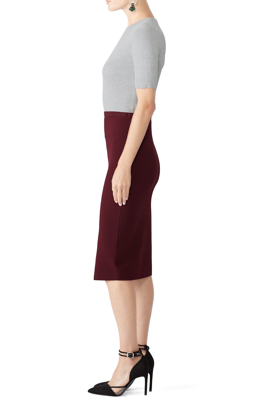 Cabernet Knit Pencil Skirt by Diane von Furstenberg 2