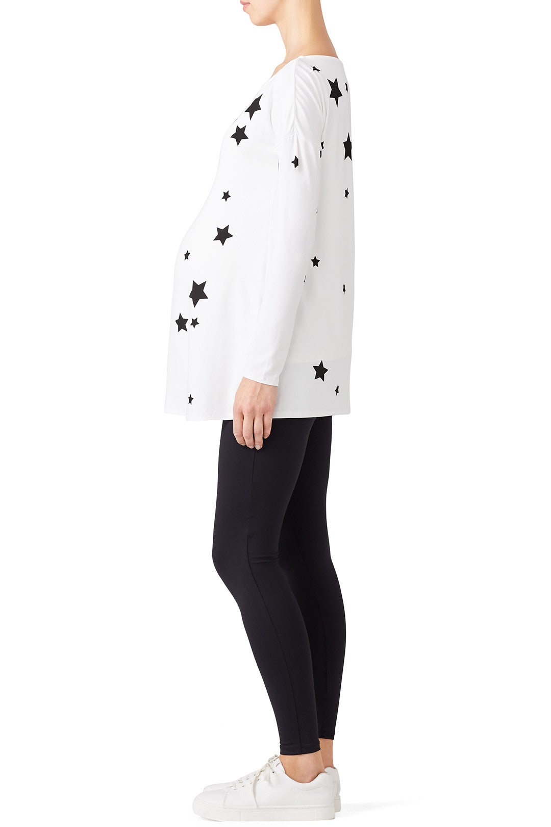 White Rosie Maternity Top by Isabella Oliver 1