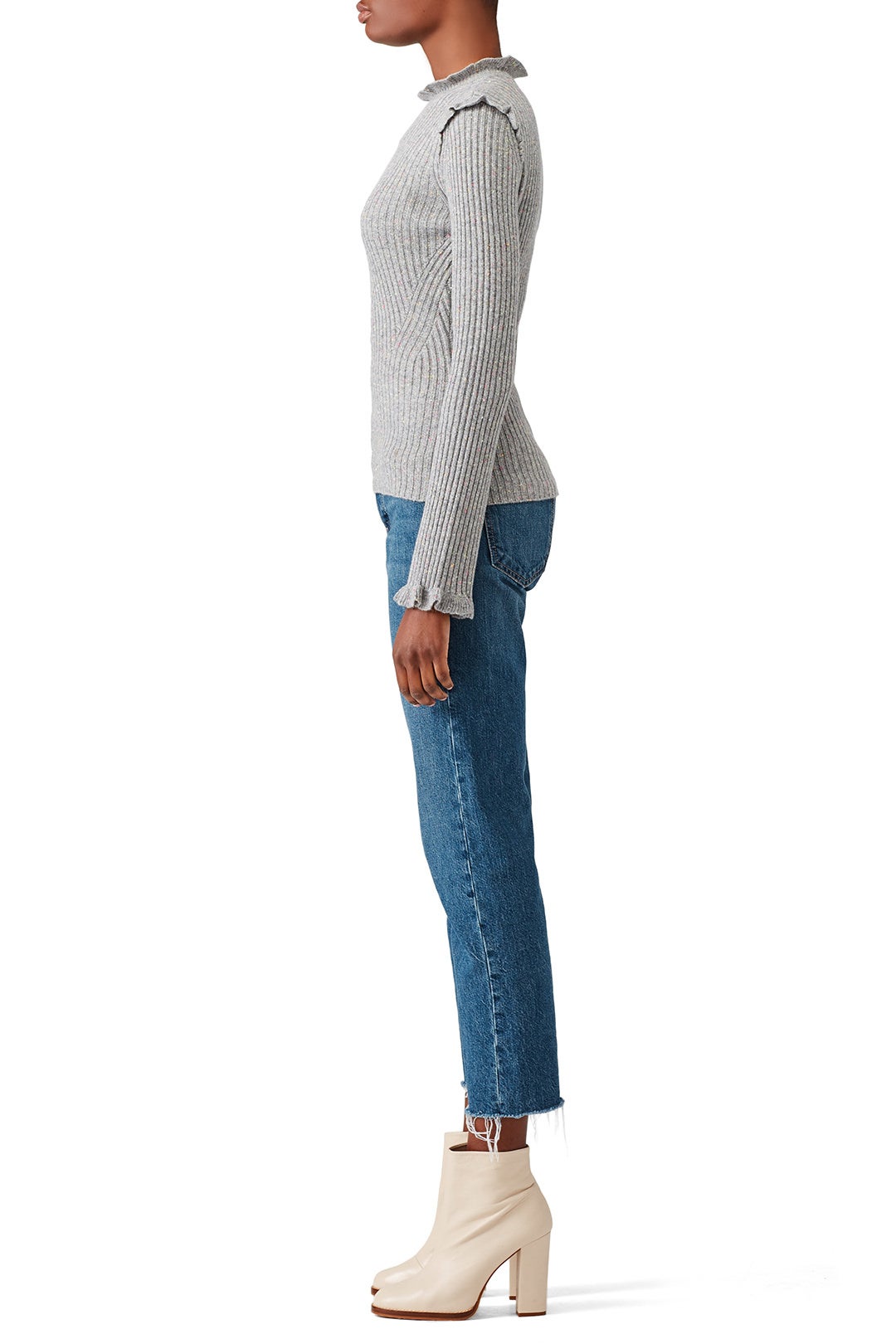 Grey Fitted Sweater by Derek Lam 10 Crosby 2