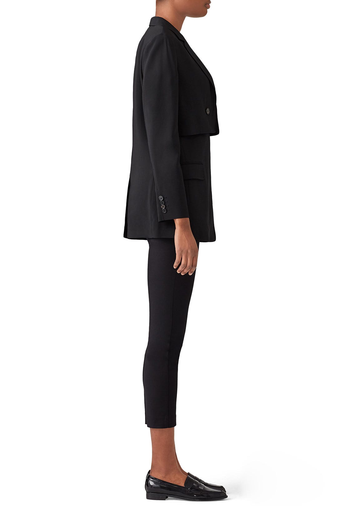 Black Tiered Blazer by 3.1 Phillip Lim 1