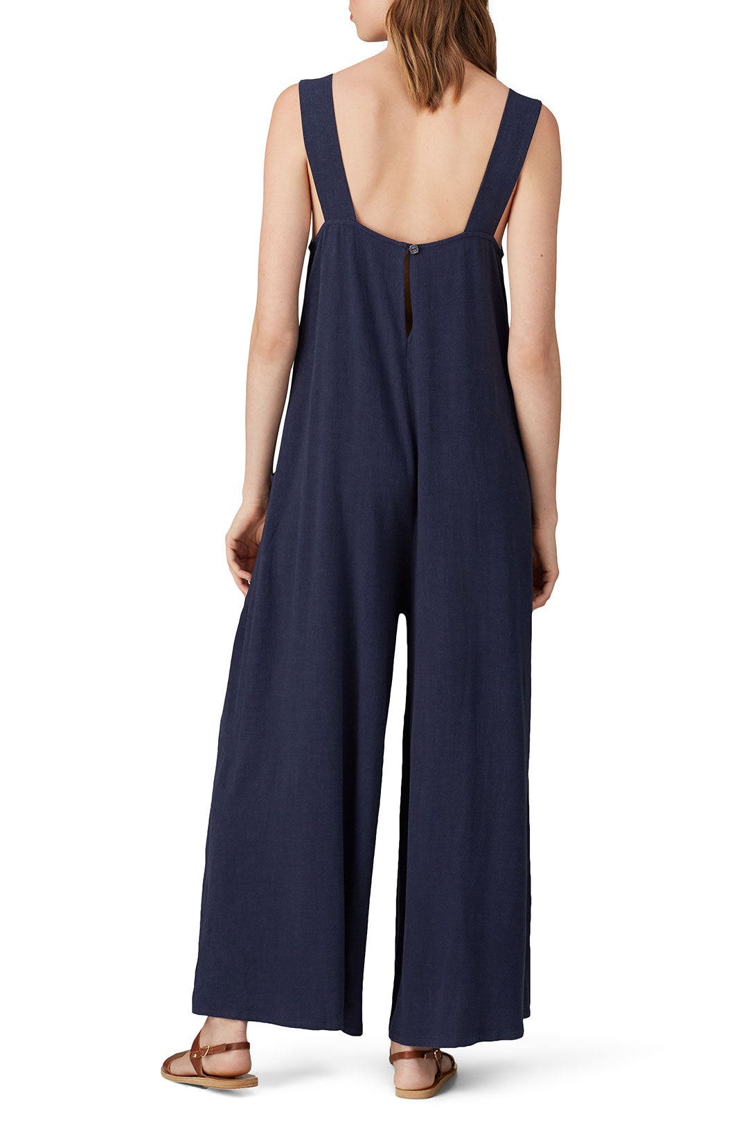 Linen Lyla Maternity Jumpsuit by Rachel Pally 2