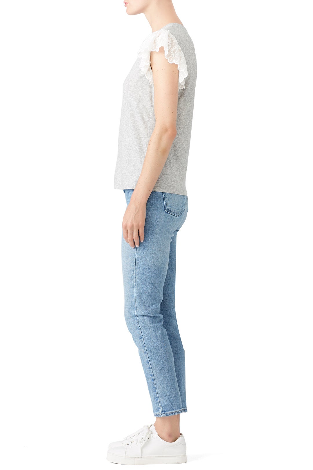 Lace Sleeves Samira Top by Rebecca Taylor NYC 1