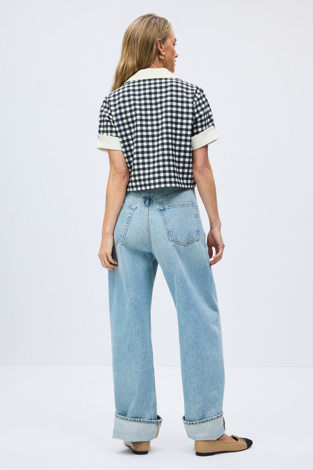 Gingham Emery Top by Alexia Admor | Rent the Runway