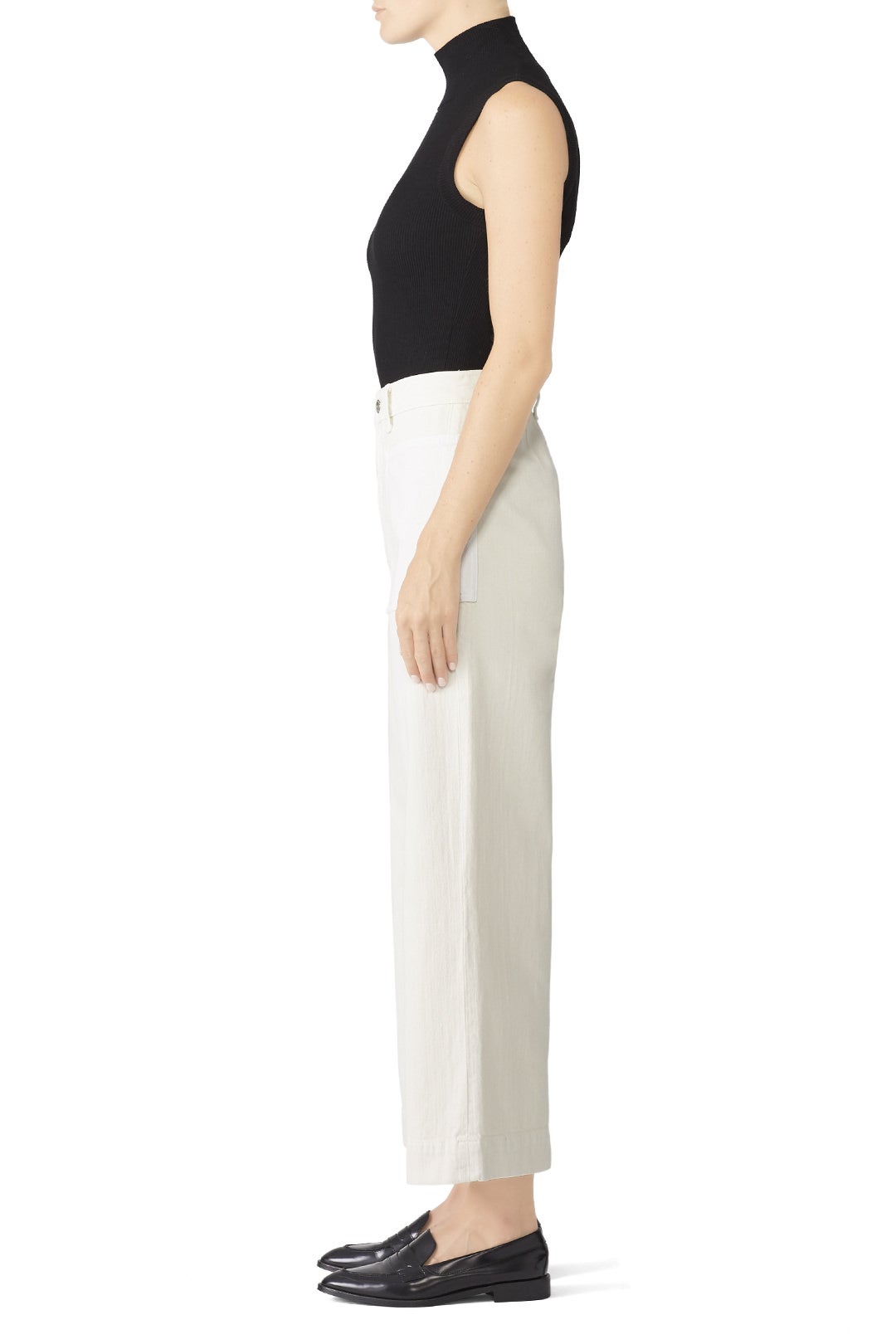 White Denim Culottes by Proenza Schouler White Label 2