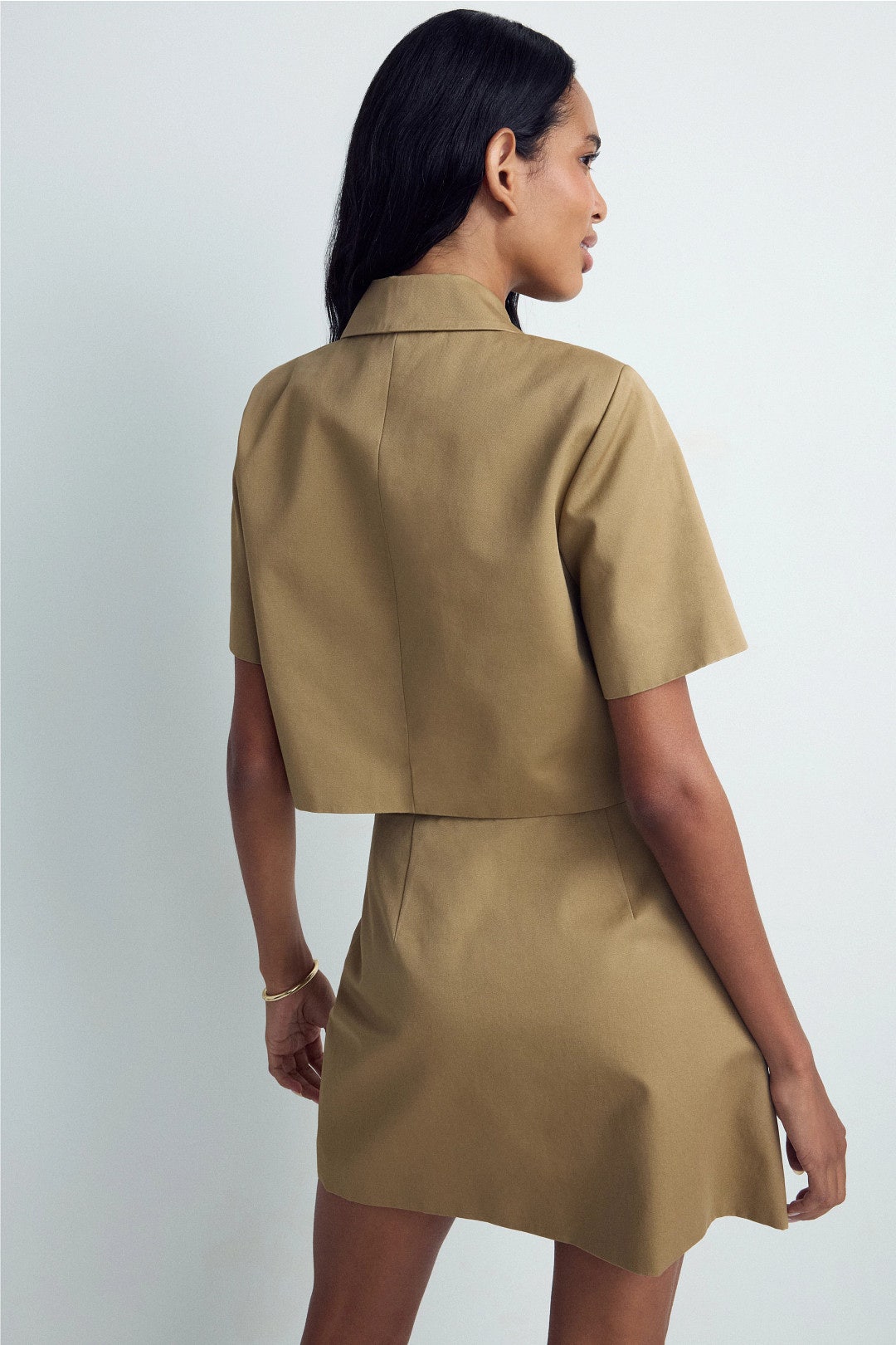 Short Sleeve Twill Jacket by Adam Lippes x RTR 1