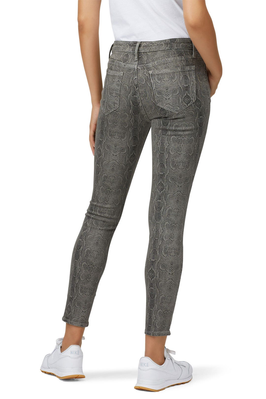 Python Printed Skinny Jeans by Louna 1