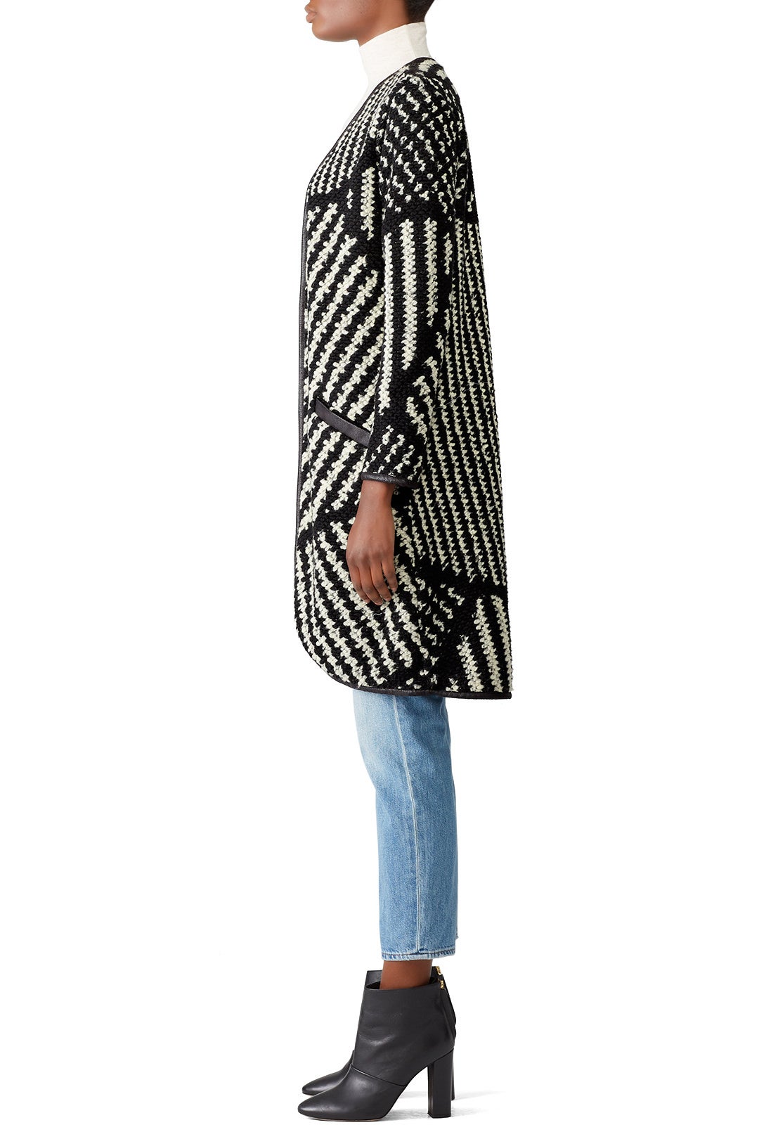 Contrast Holly Sweater Coat by Waverly Grey 1