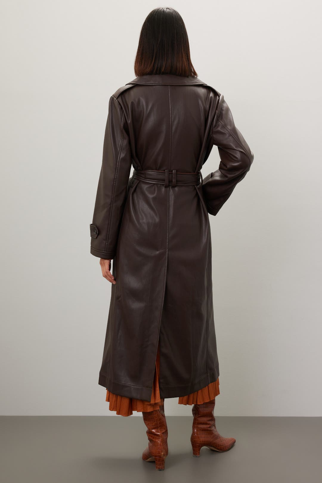 Faux Leather Trench Coat by Derek Lam 10 Crosby x RTR | Rent the