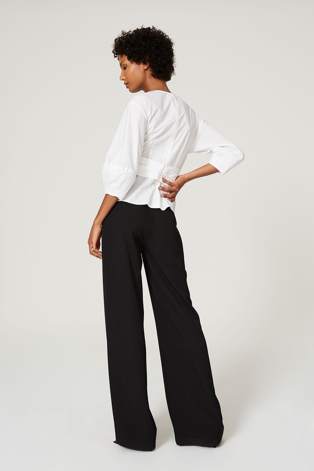 White V-Neck Top by Derek Lam 10 Crosby x RTR | Rent the Runway