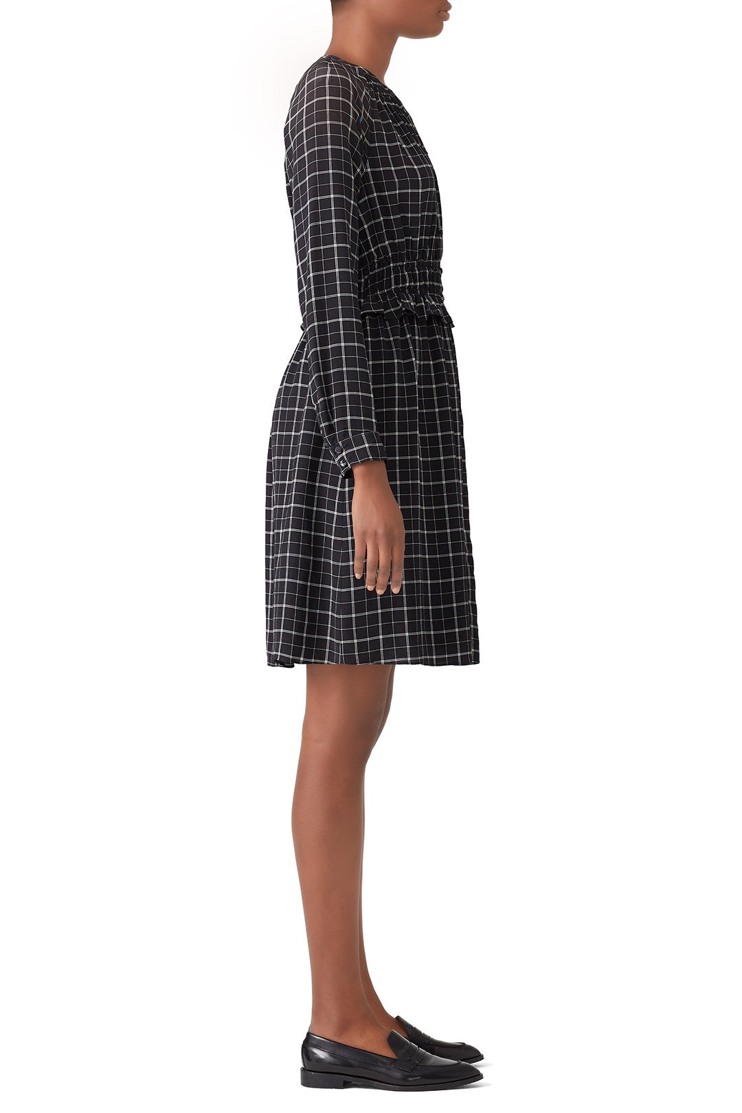 Long Sleeve Plaid Dress by Rebecca Taylor NYC 2