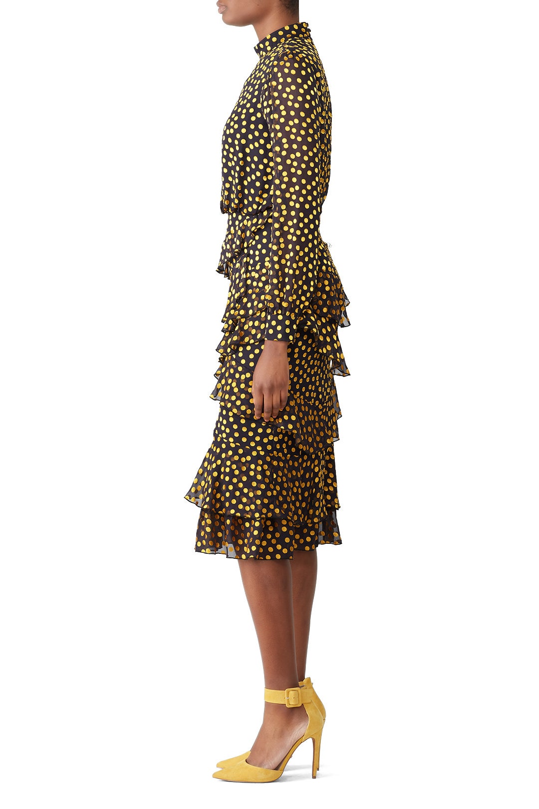 Printed Isa Ruffle Dress by SALONI 1