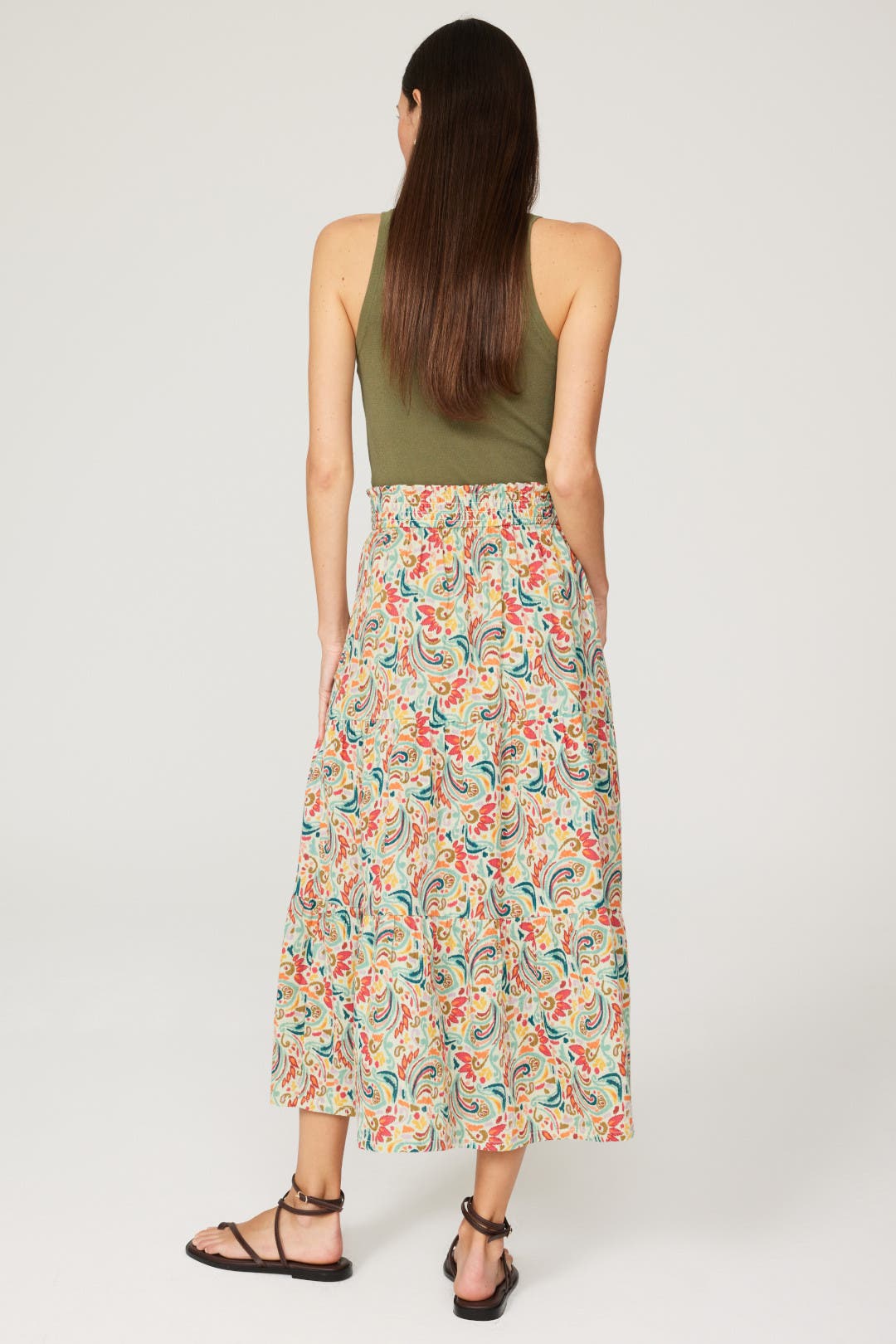 Paisley Corinne Maxi Skirt by Marine Layer | Rent the Runway