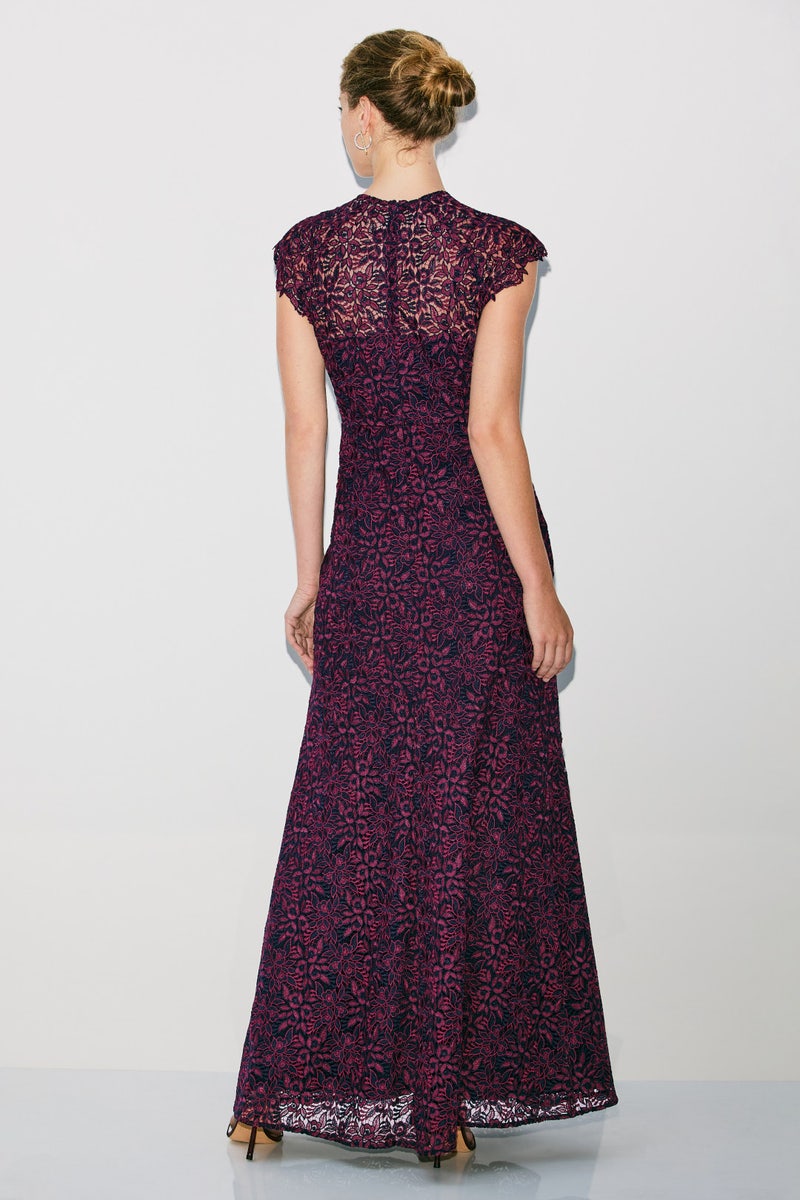 Maroon Raven Dress by Shoshanna - Photo 2
