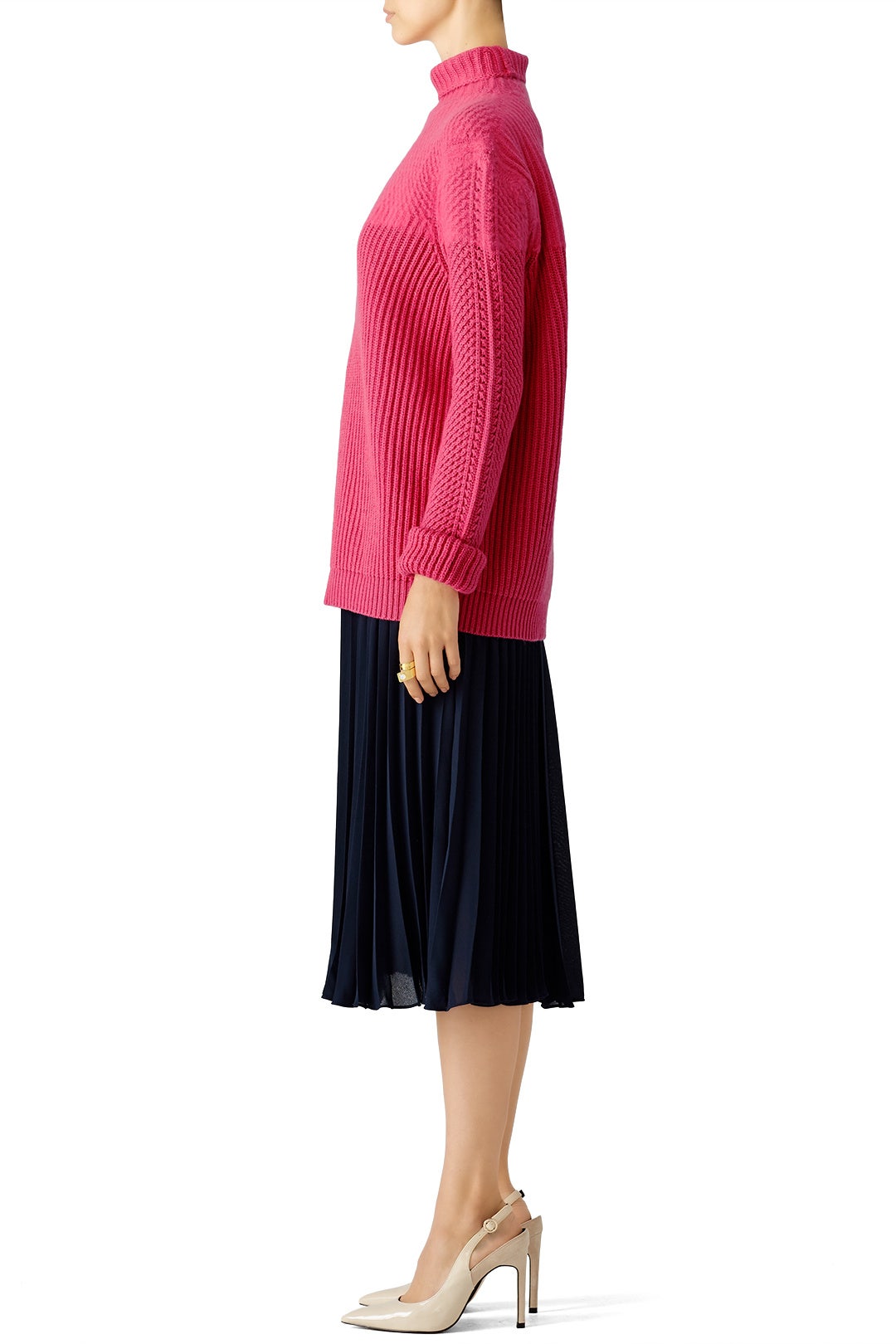 Pink Jayleen Sweater by Diane von Furstenberg 1