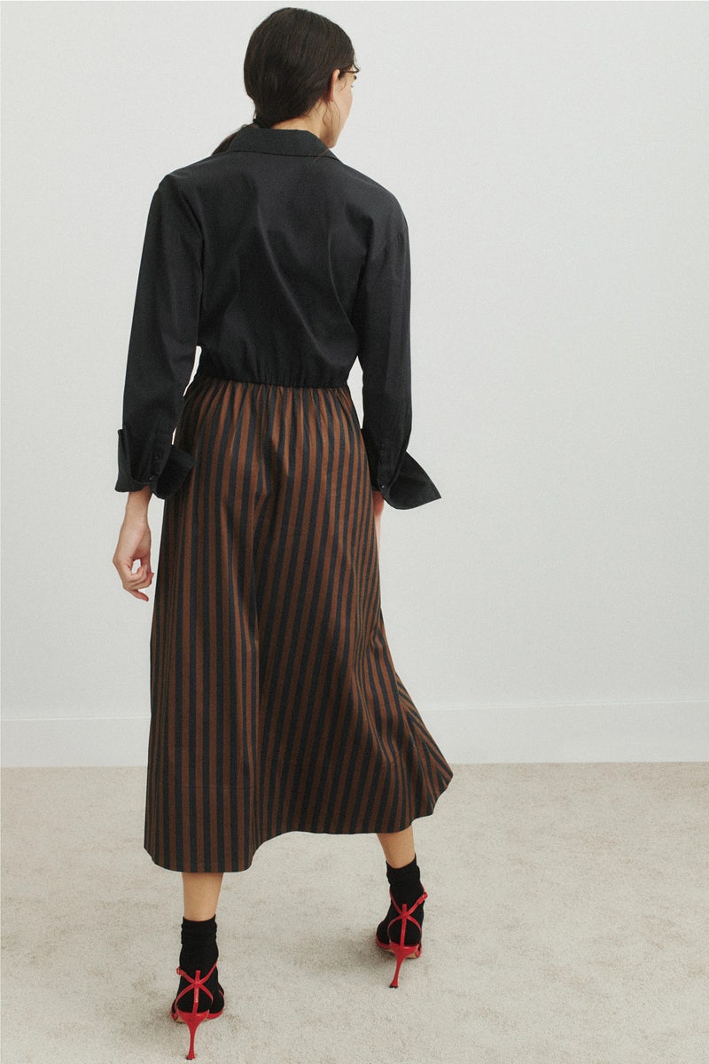 Loch Poplin Tie Maxi Dress by SIMONMILLER - Photo 2