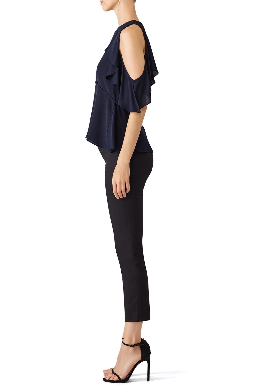 Navy Desiraya Classic Top by Theory 1