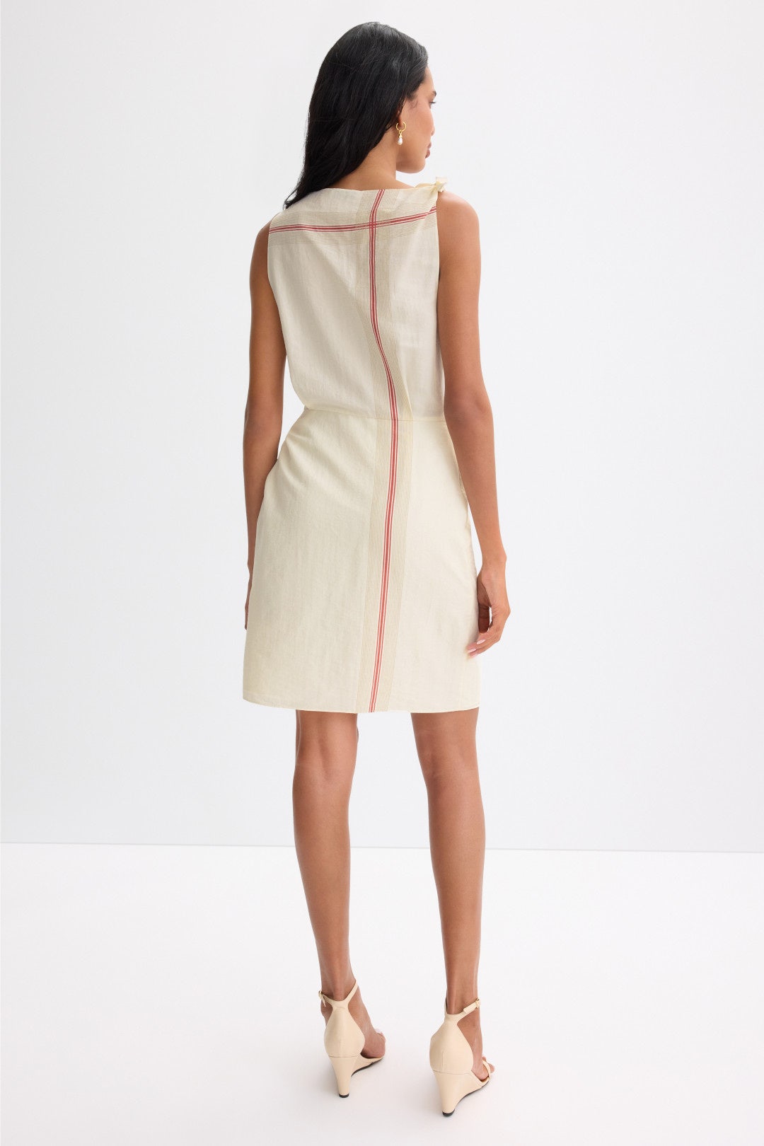Handkerchief Stripe Wrap Dress by VINCE. 2