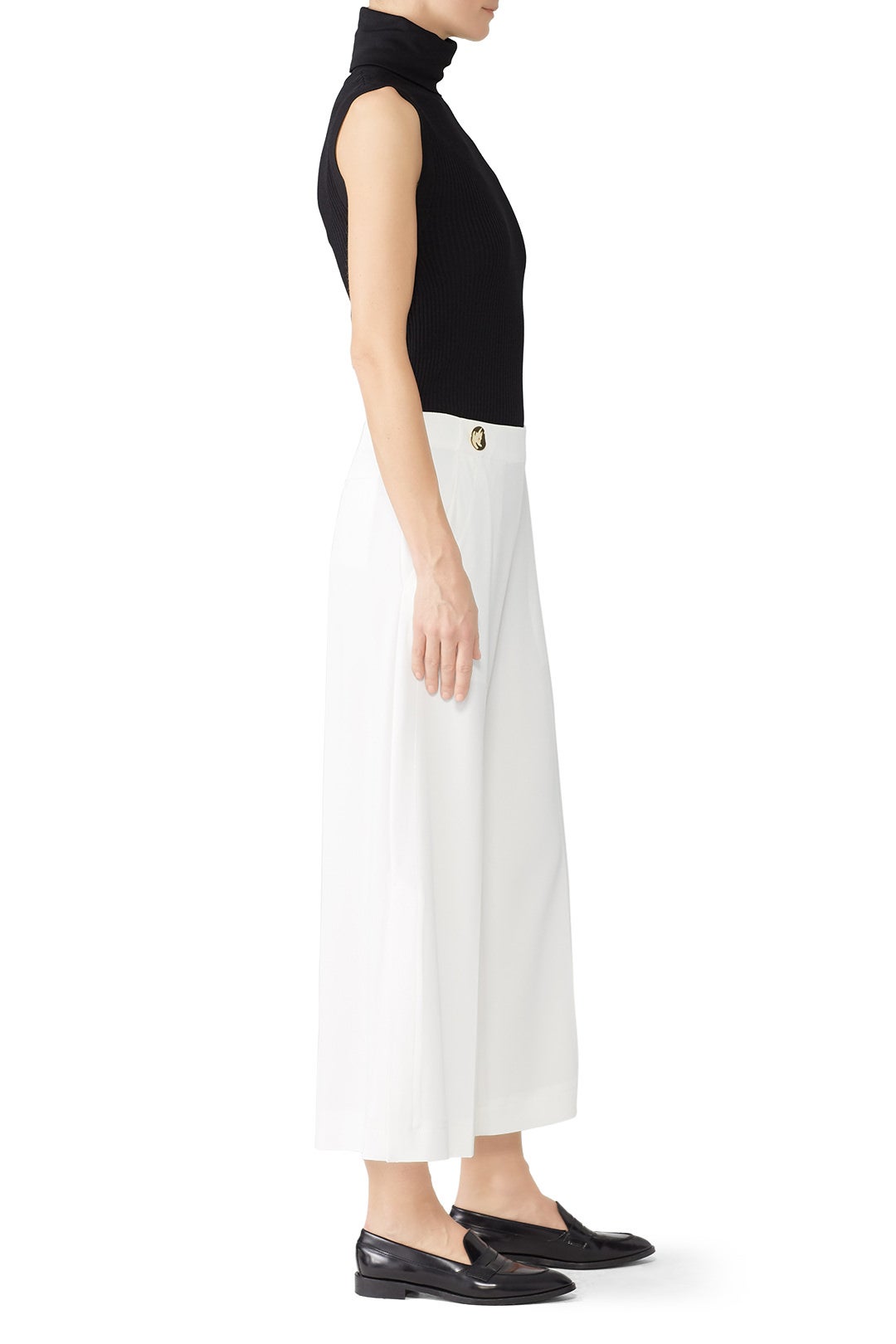 Button Waist Culotte by Derek Lam 10 Crosby 1