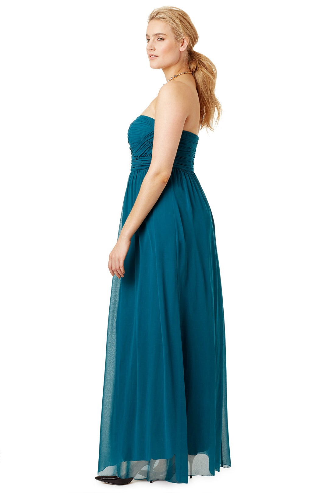 Green Athena Gown by Donna Morgan 1