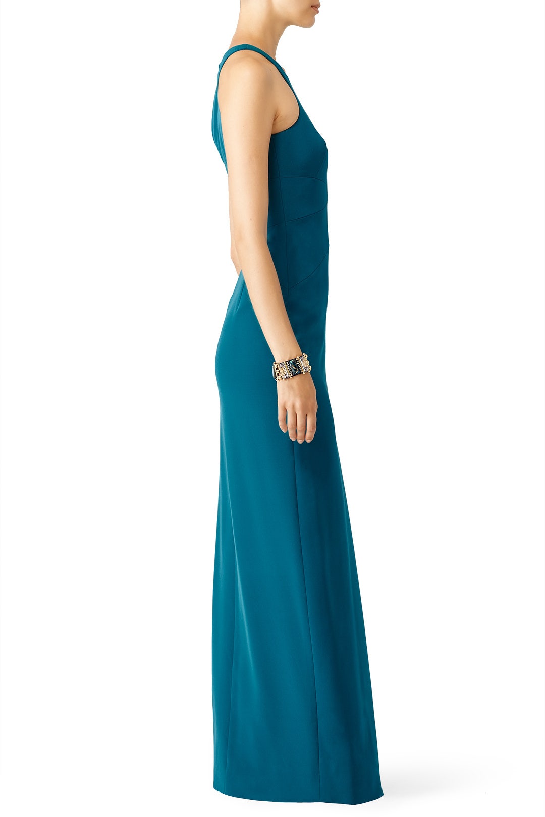 Teal Ambrosia Gown by GABRIELA CADENA 2