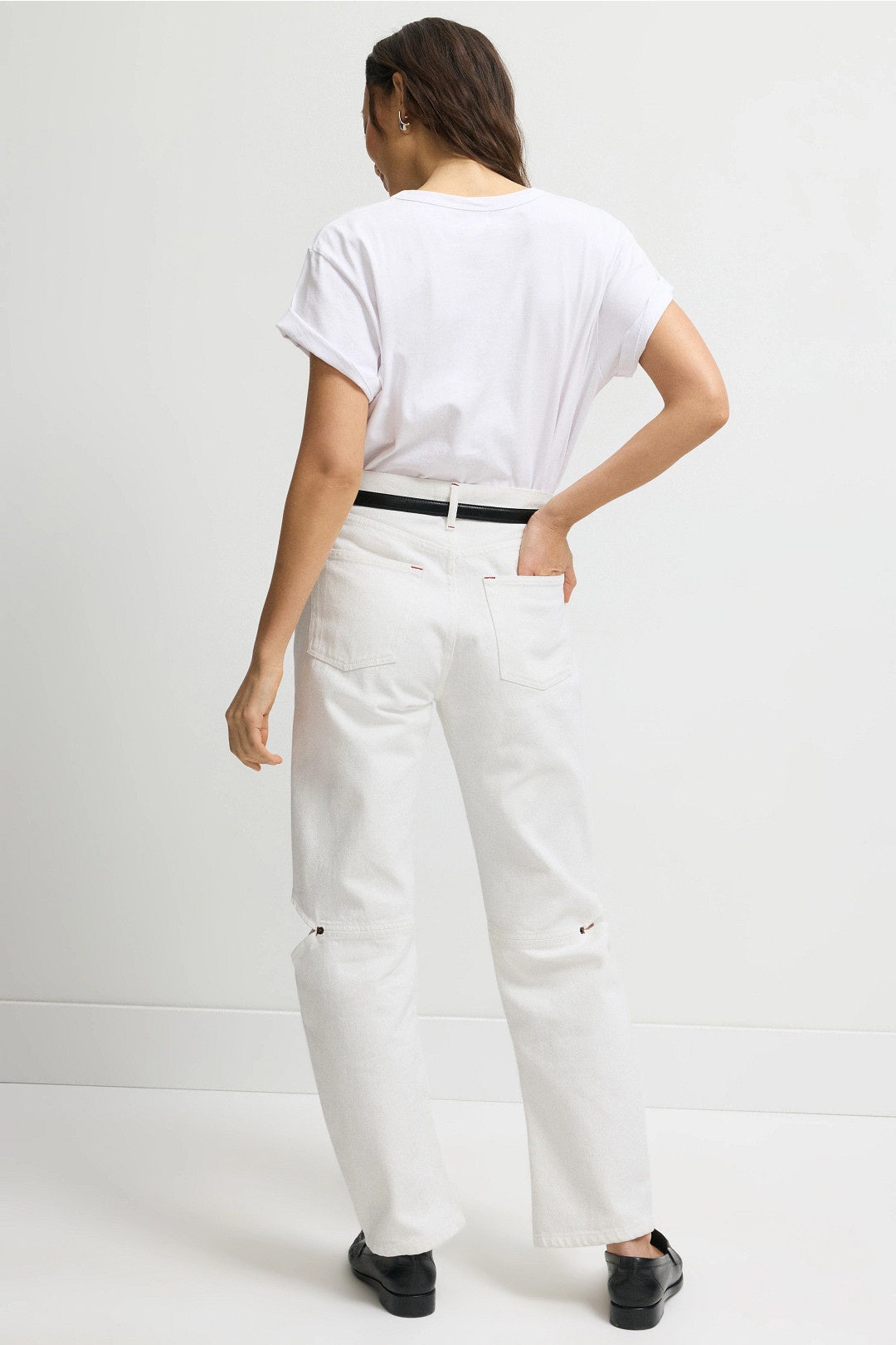 Cowgirl Tapered Cut Out Jeans by Still Here 1