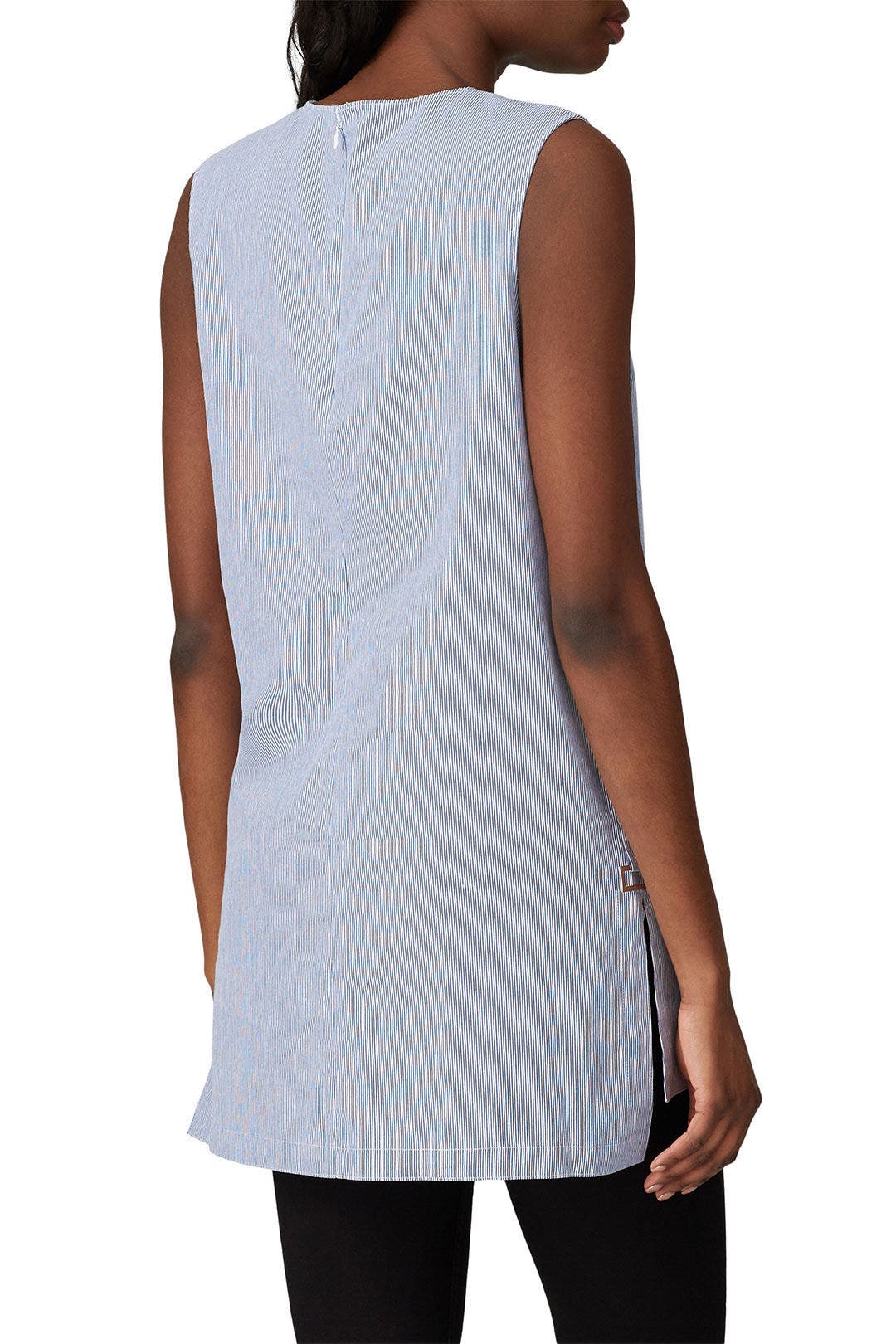 Pinstripe Sleeveless Top by Victor Alfaro x RTR 2