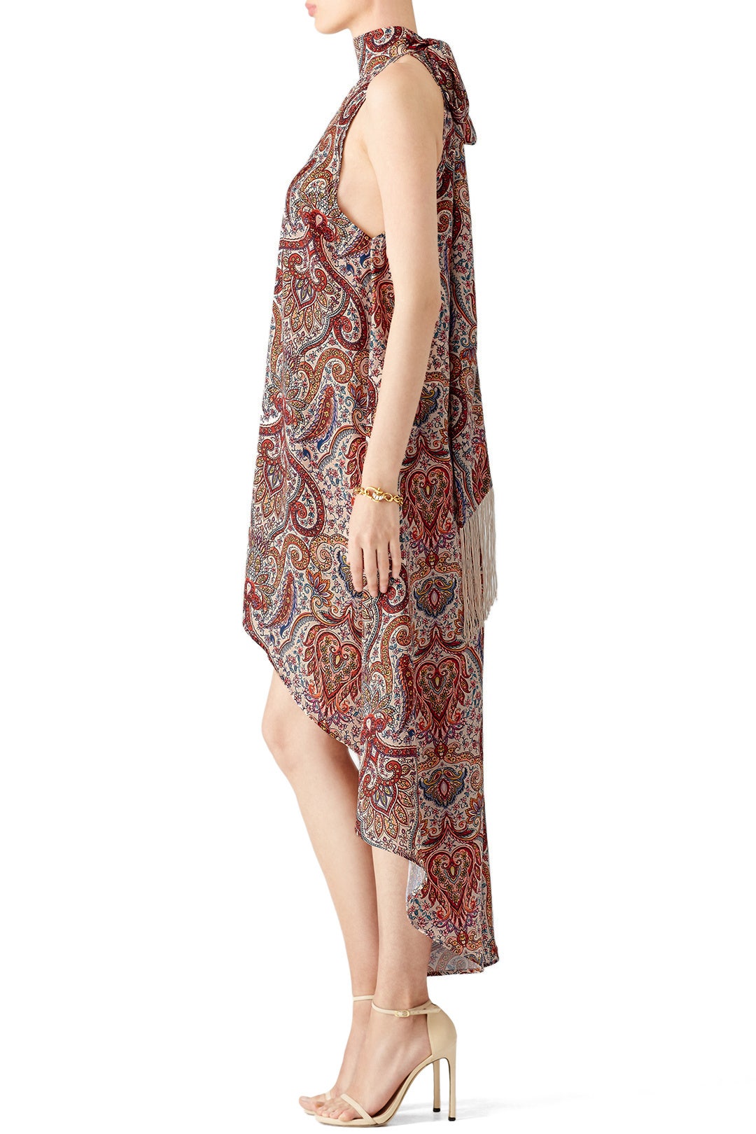 Red Paisley Cyrus Dress by FINDERS KEEPERS 2