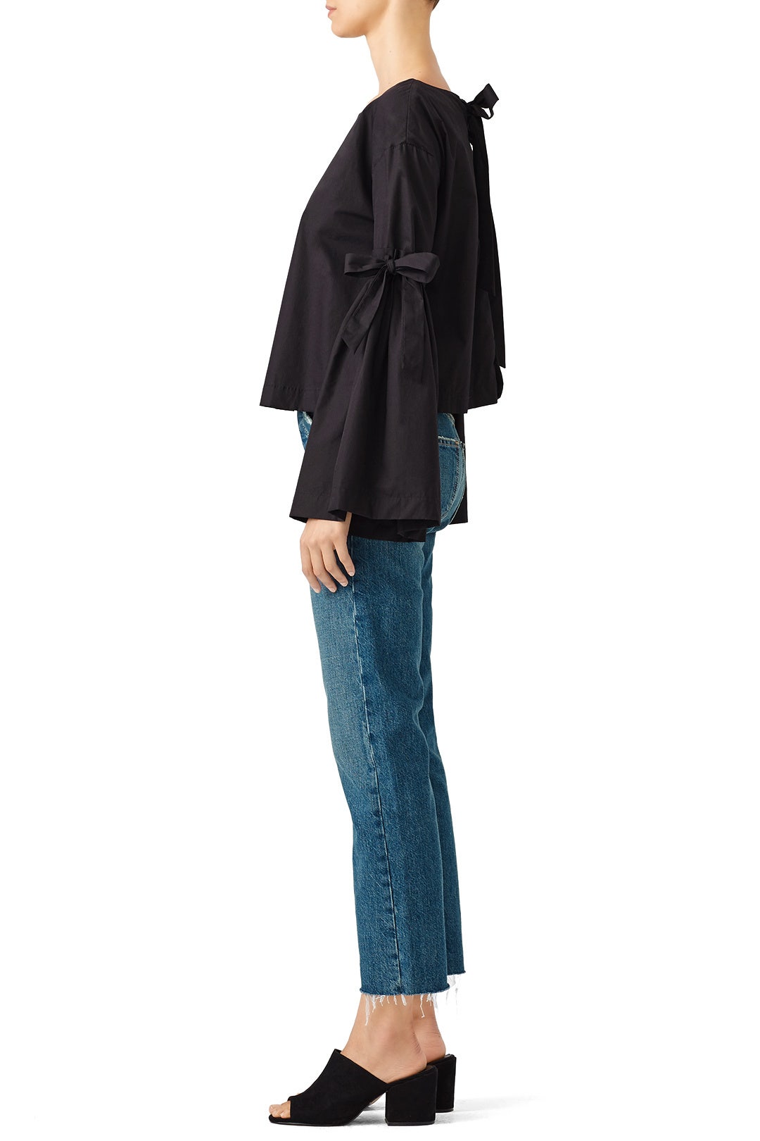 Bell Sleeve Tie Top by Free People 2