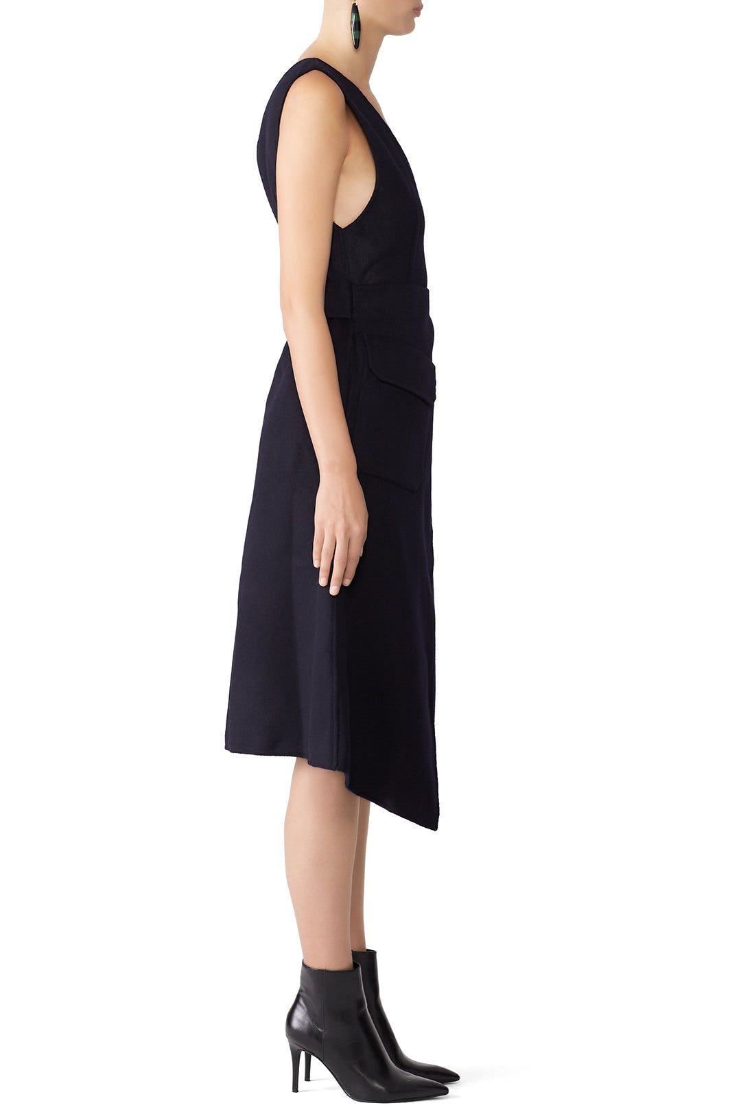 Wool Navy Dress by Goen. J 2