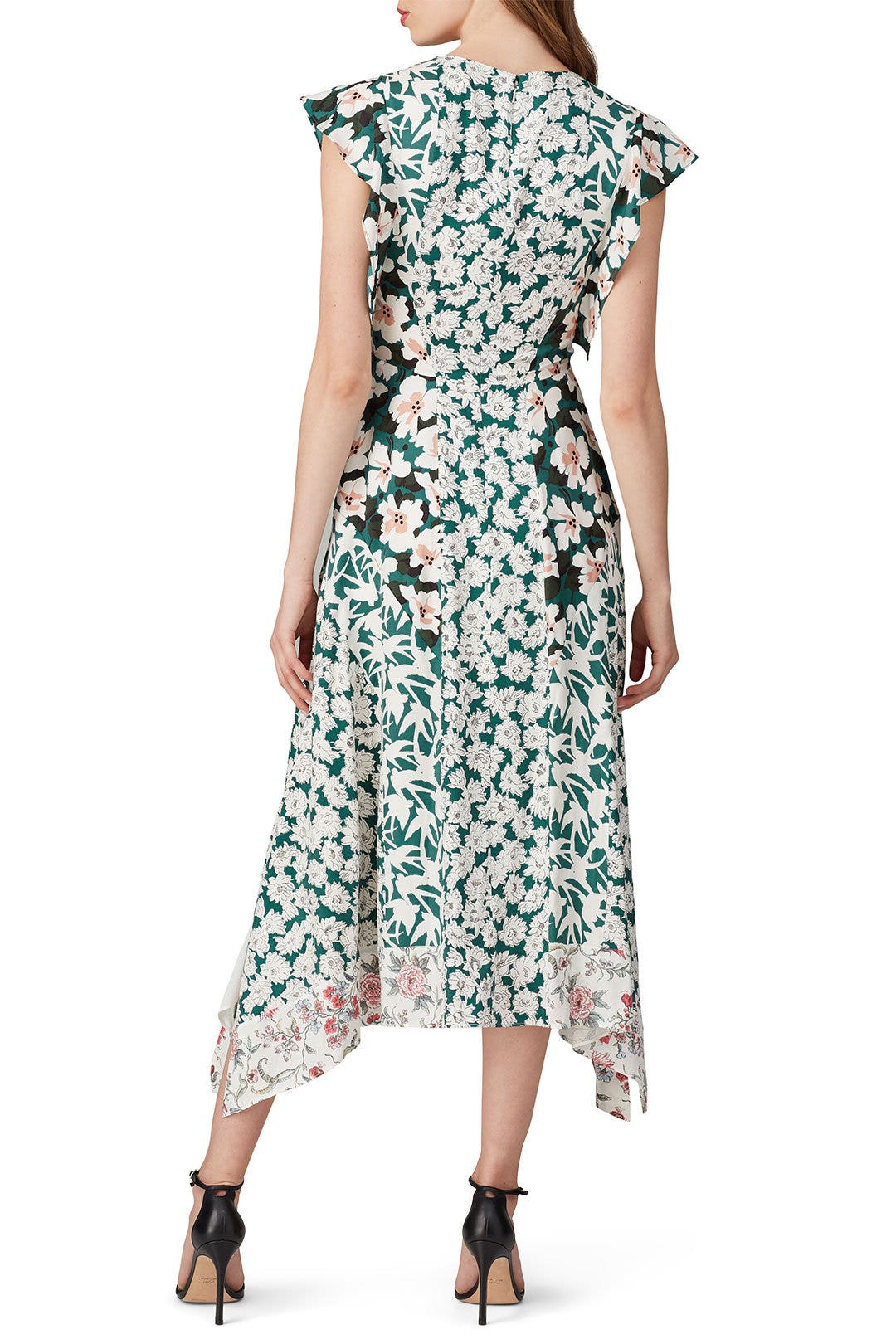 Sleeveless Serene V-Neck Dress by Rebecca Taylor NYC 2