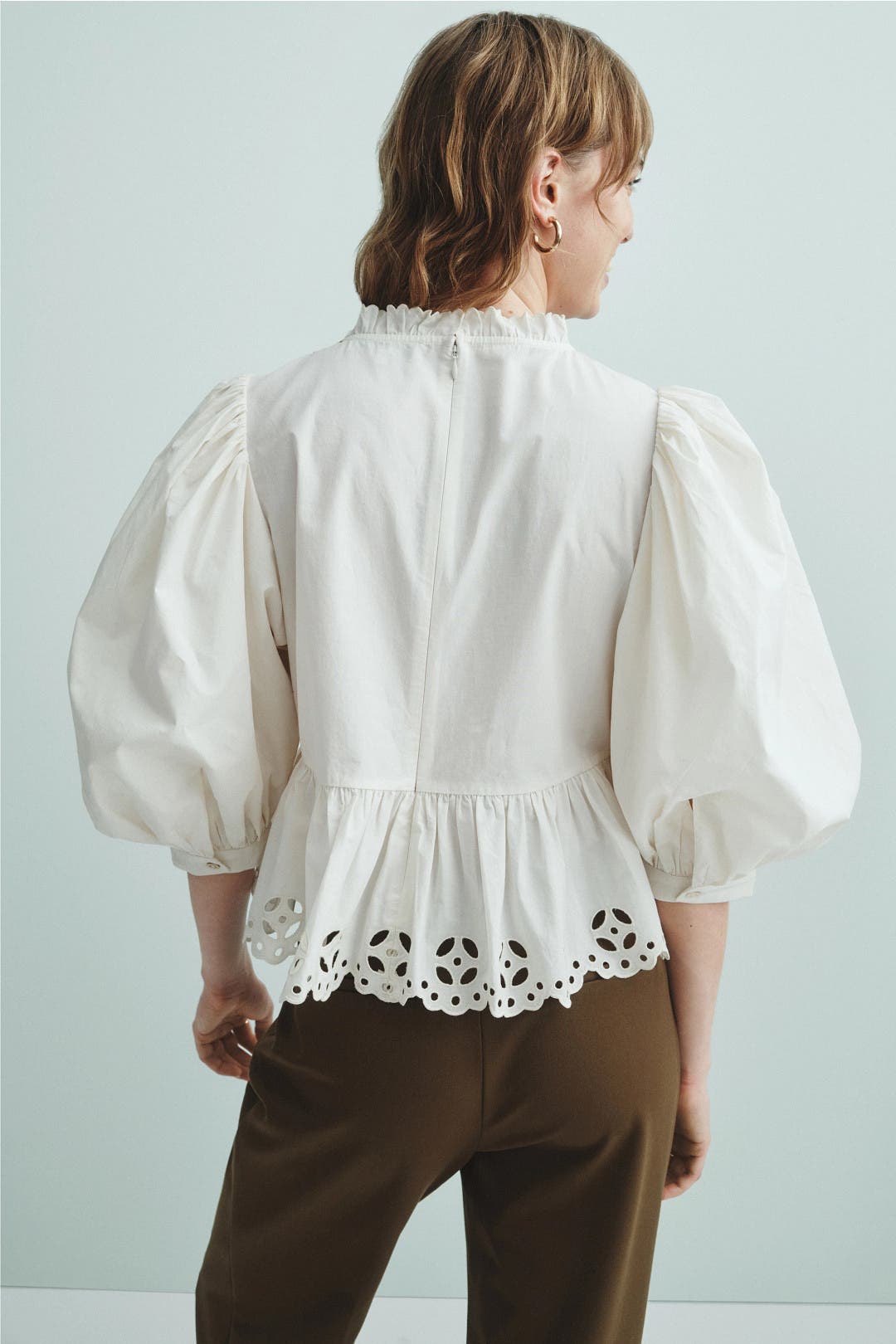 Cotton Voile Embroidered Top by Sea NY x RTR | Rent the Runway