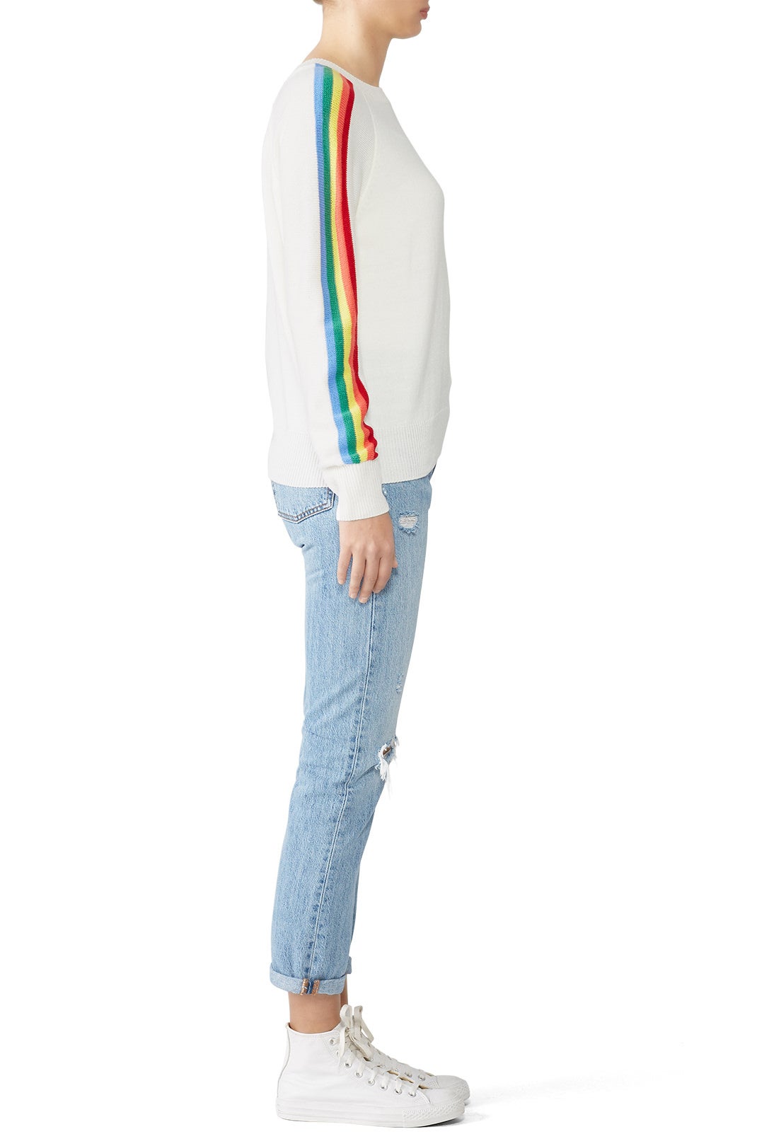 Rainbow Stripe Sweater by Slate & Willow 1
