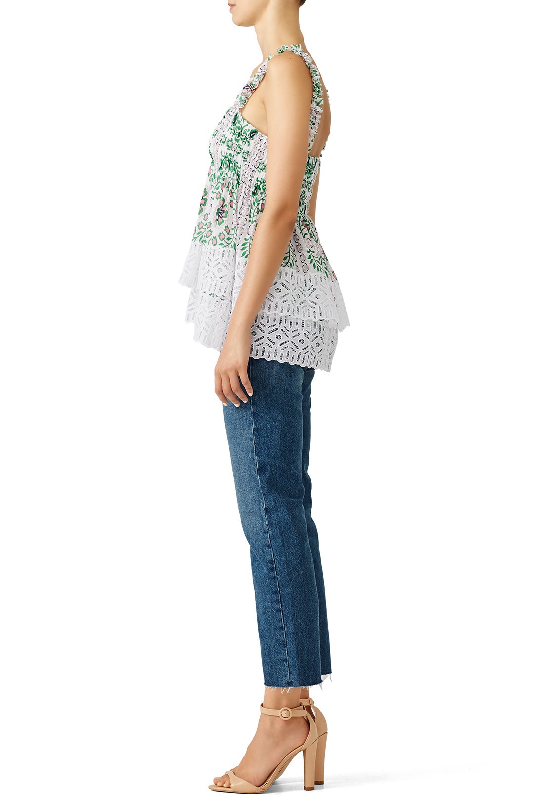 Tiered Ruffle Garden Party Top by Tory Burch 2