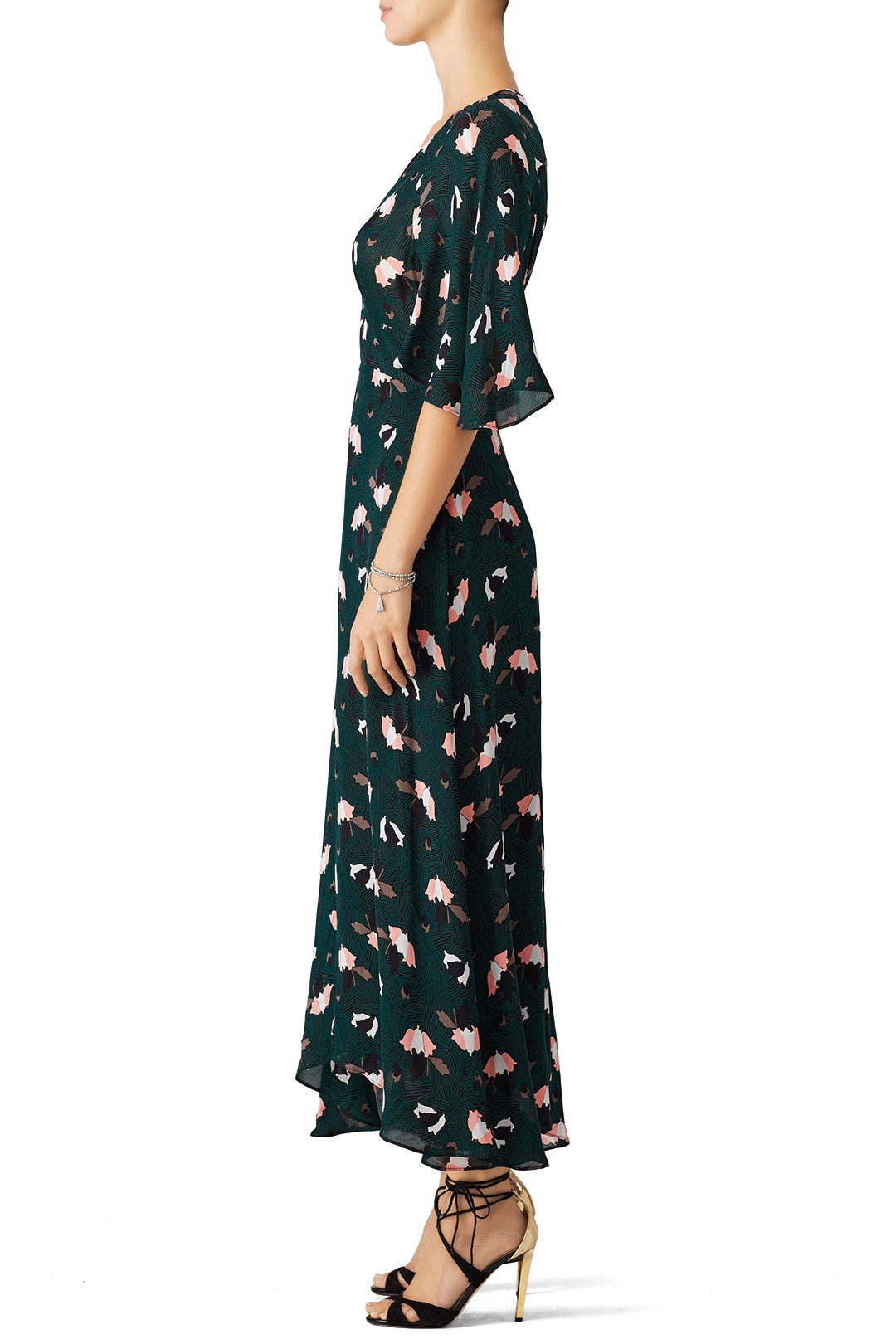 Scribble Printed Midi Dress by Derek Lam 10 Crosby 2