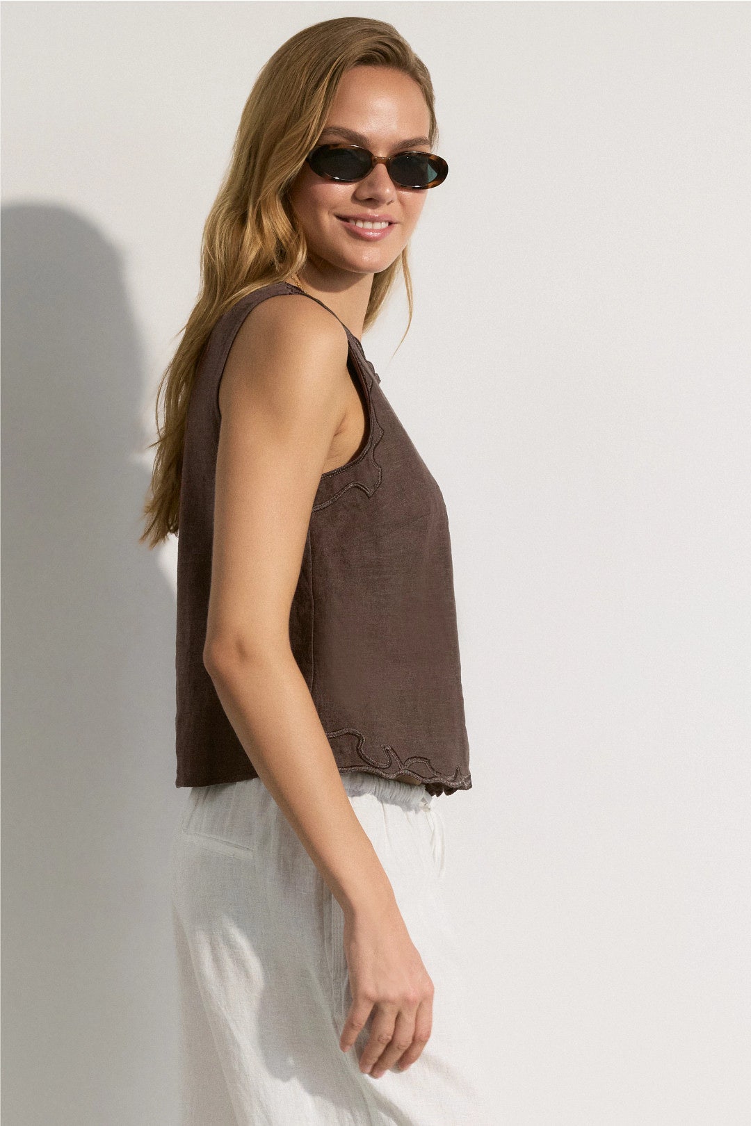 Elina Embroidered Top by Fifteen Twenty 1