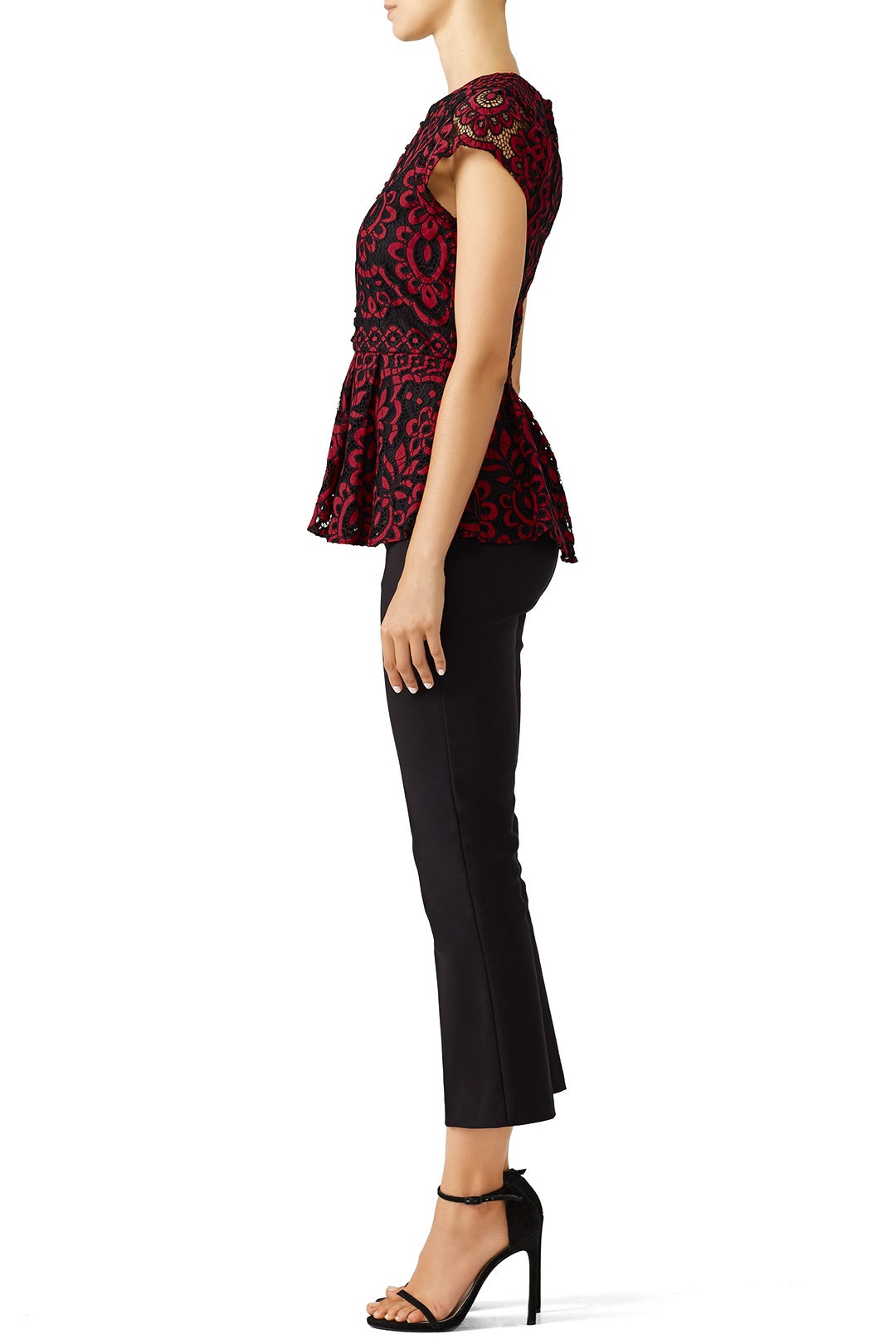 Red Whittney Combo Top by Parker 1