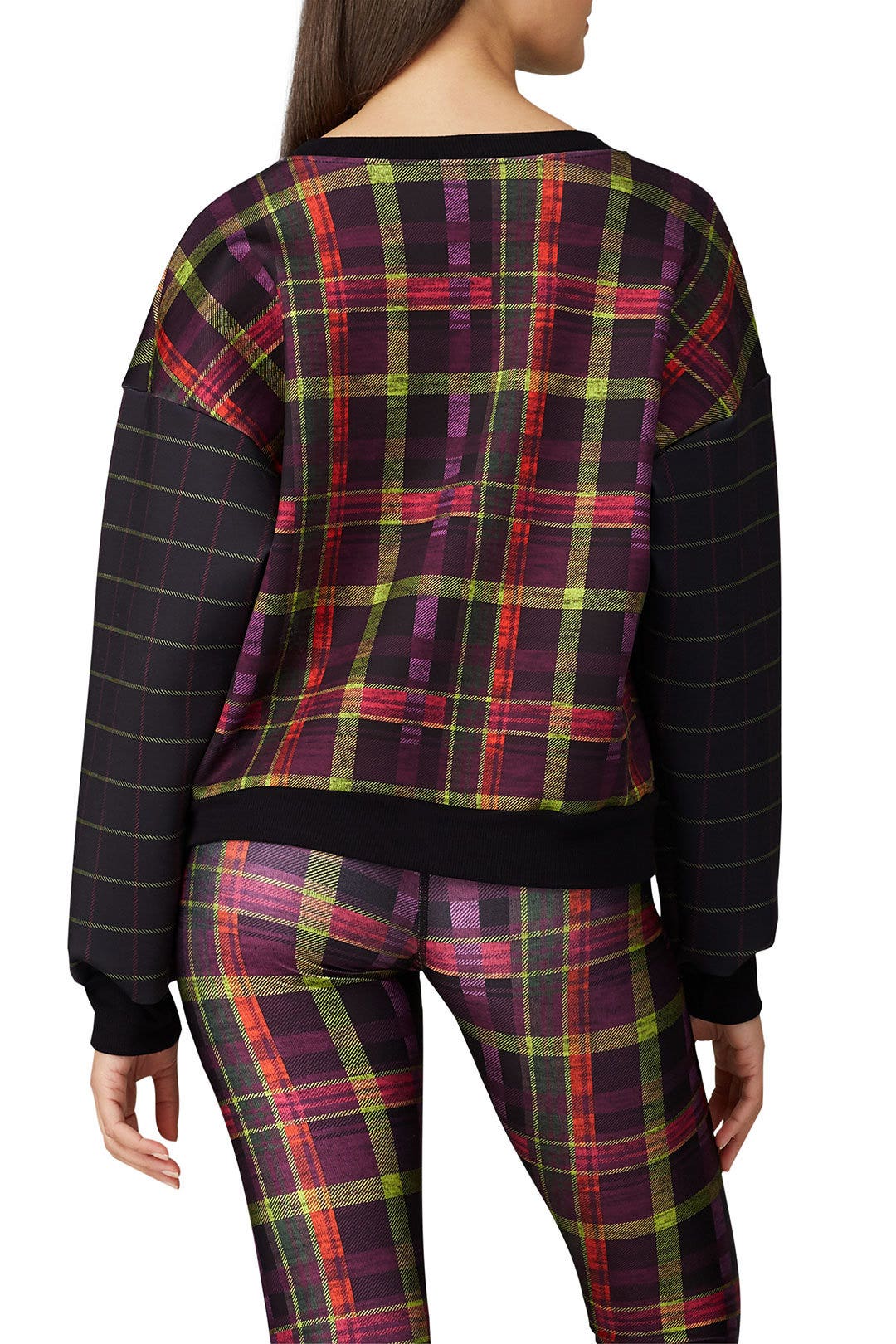 As If Plaid Sweatshirt by Terez 2