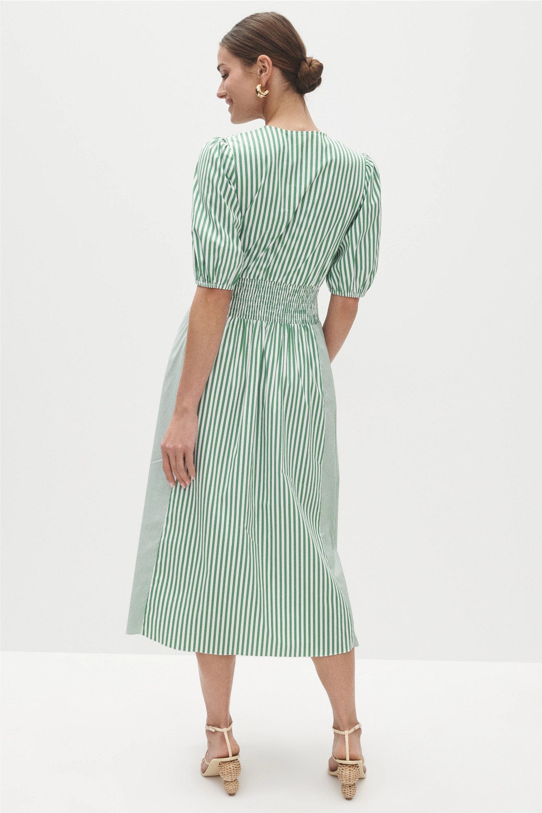 Margaret Striped Midi Dress by Shoshanna 2