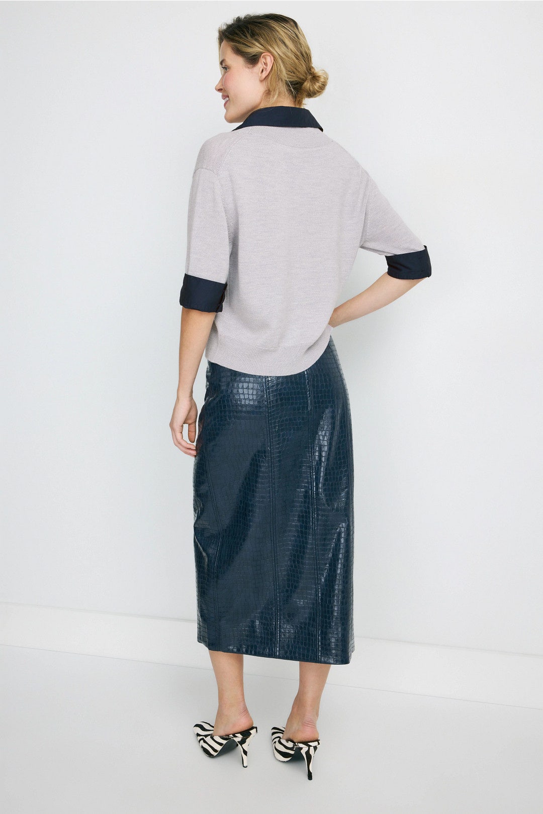 Esme Sweater Combo Top by Tanya Taylor 2