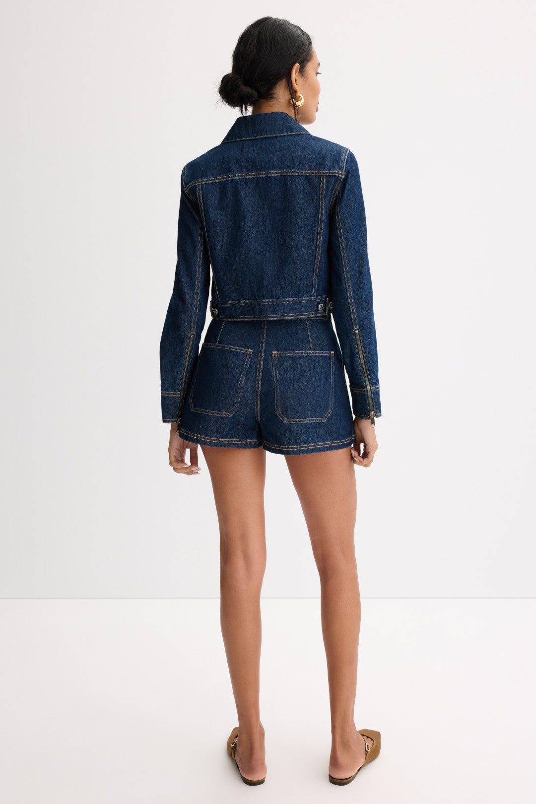 Patty Cropped Denim Jacket by Veronica Beard 2