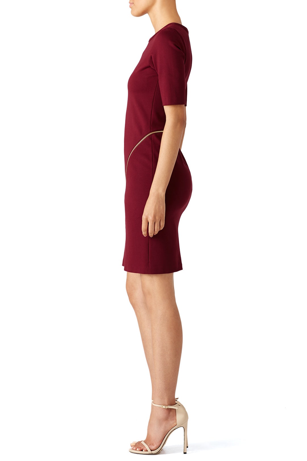 Oxblood Odeon Knit Dress by Yoana Baraschi 1