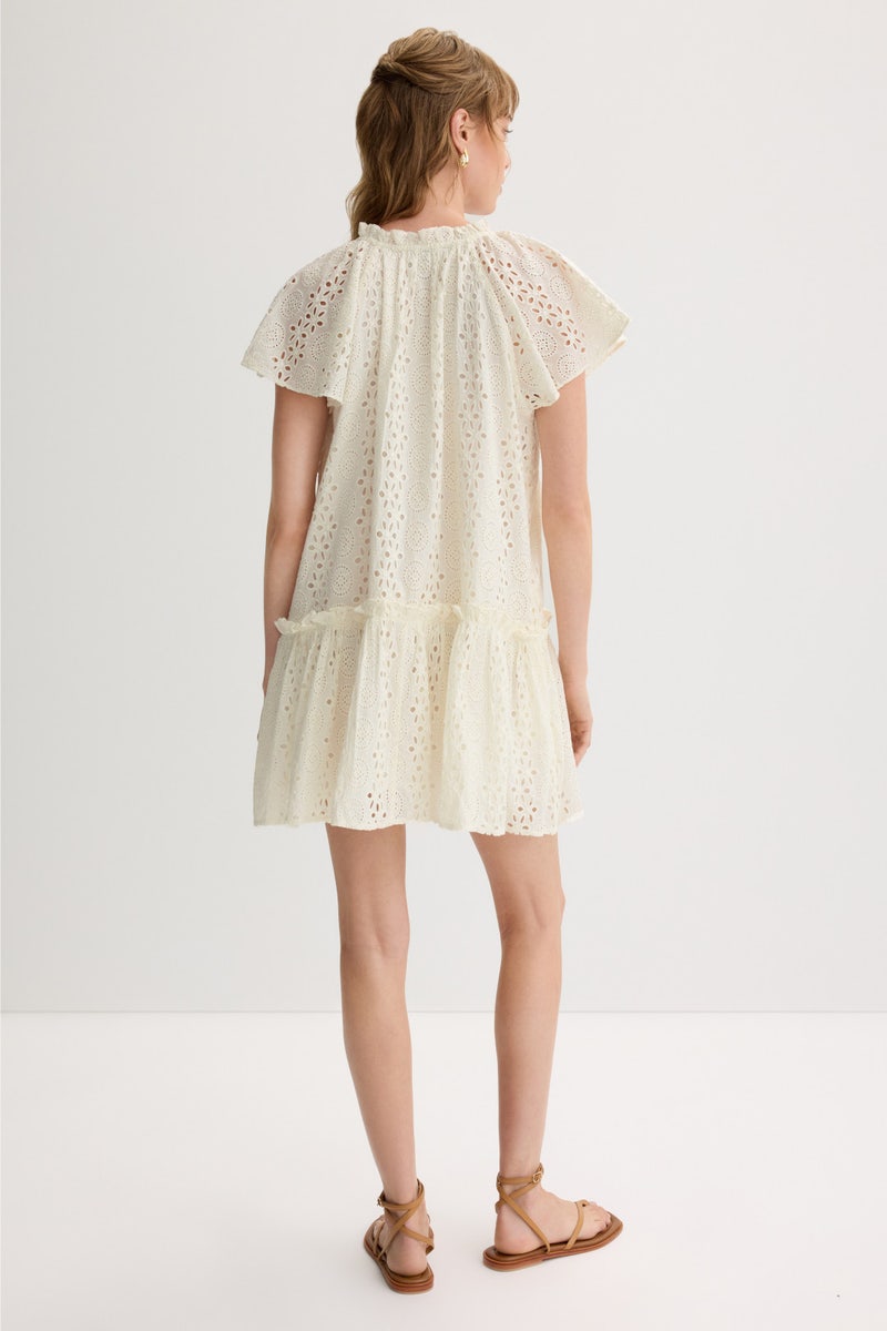 Eyelet Mini Dress by Cleobella - Photo 2